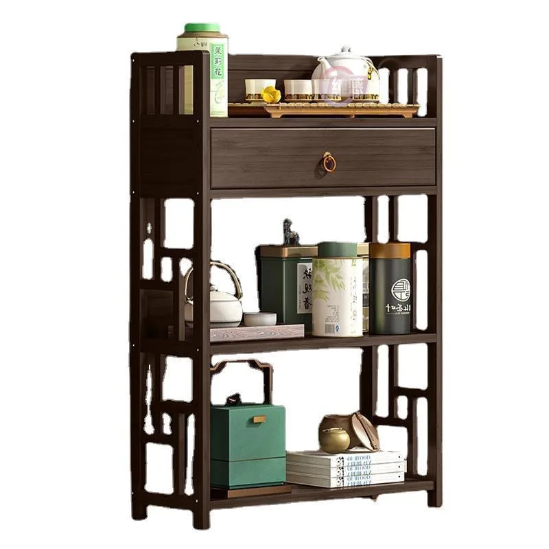 

Living room set display cabinet small bogu room rack multi-layer tea storage cabinet
