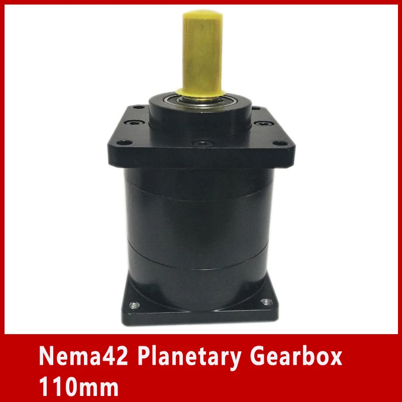 

Nema42 Planetary Gearbox 110mm Speed Ratio 3:1 4:1 5:1 6:1 8:1 Planet Reducer 70N.m for Stepper Motor Nema 42 or 110 Servo Motor