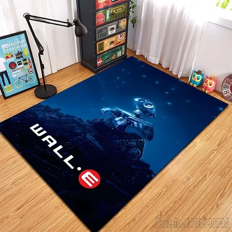

Cartoon Walle Robot Pattern Carpets for Living Room Bedroom Floor Mat Decor Anti-slip Rugs Kid's Room Home Decor Play Mat