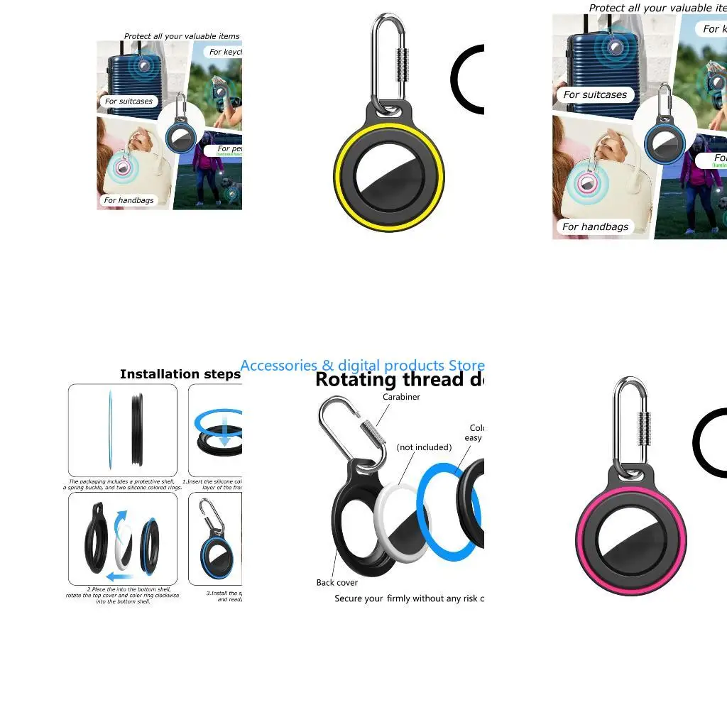 77JD Heavy Duty Weatherproof Tracking Device Holders Case Protective Housing Easy To Install And Remove For Outdoor Use