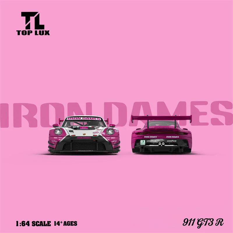 プレセール-top-lux-1-64-アイアン-デームズ-gt3r-ダイキャストカーモデル-ミニチュアギフト