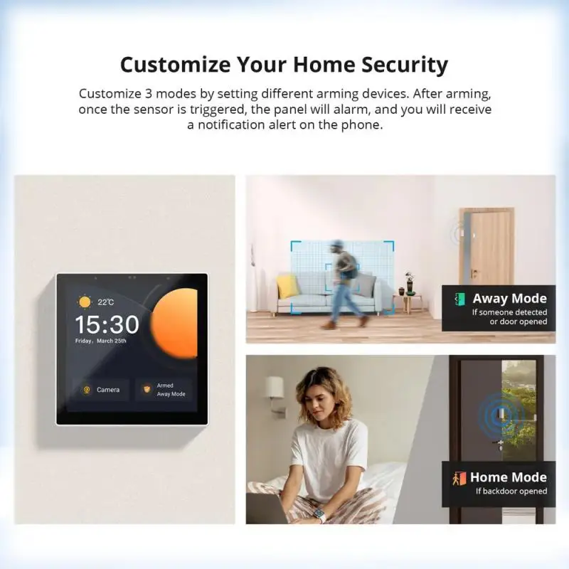 SONOFF NSPanel WiFi Smart Scene Switch LCD Display Thermostat All-in-1 Control Touch Screen Voice Control Via Alexa Google Home