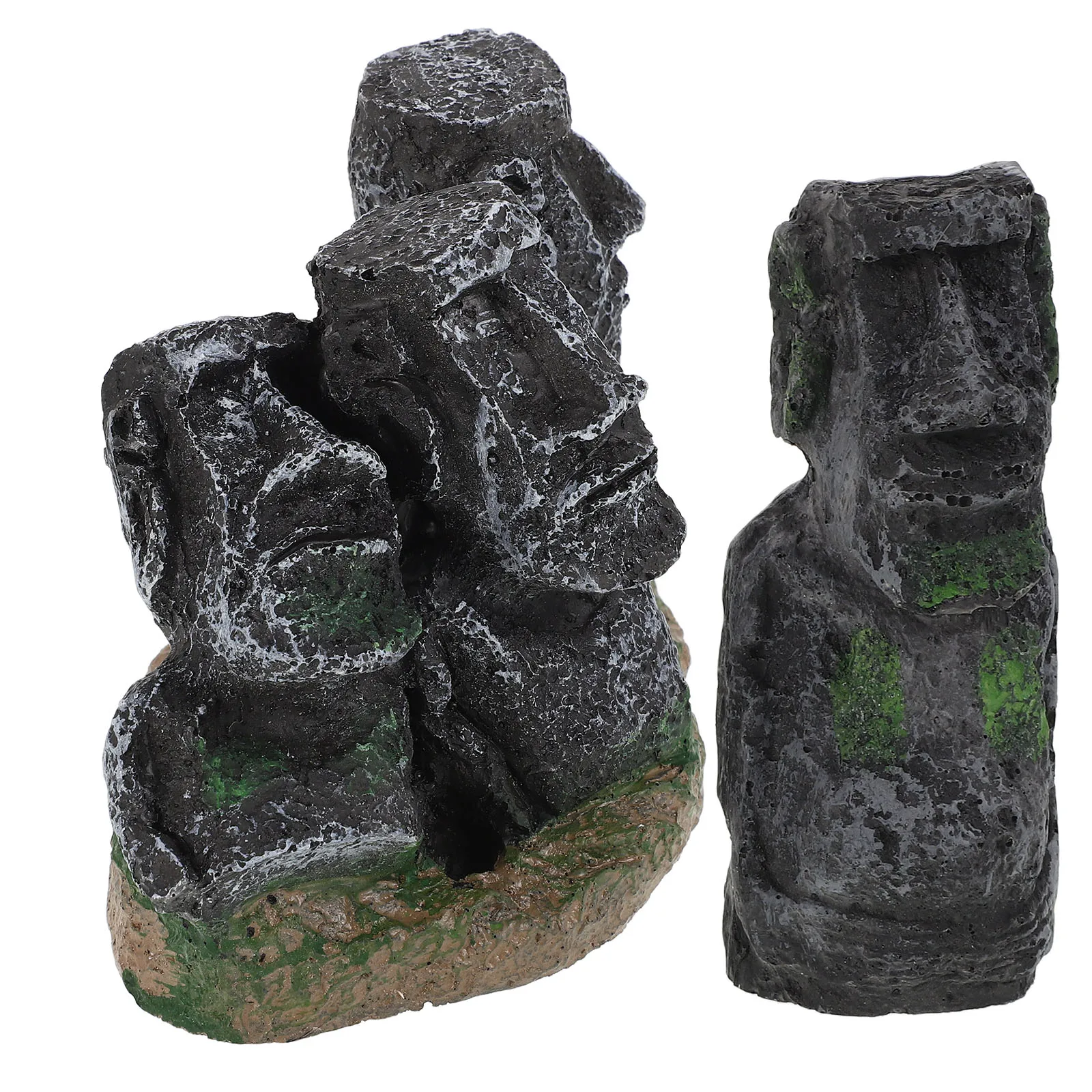 2 Pcs Statue Miniat…