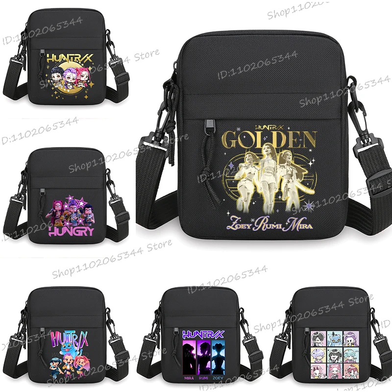 

Модные повседневные женские сумки, аниме, мультяшная сумка на плечо, нейлоновая ткань высокого качества, подростковая сумка-мессенджер, мини-сумка для мобильного телефона