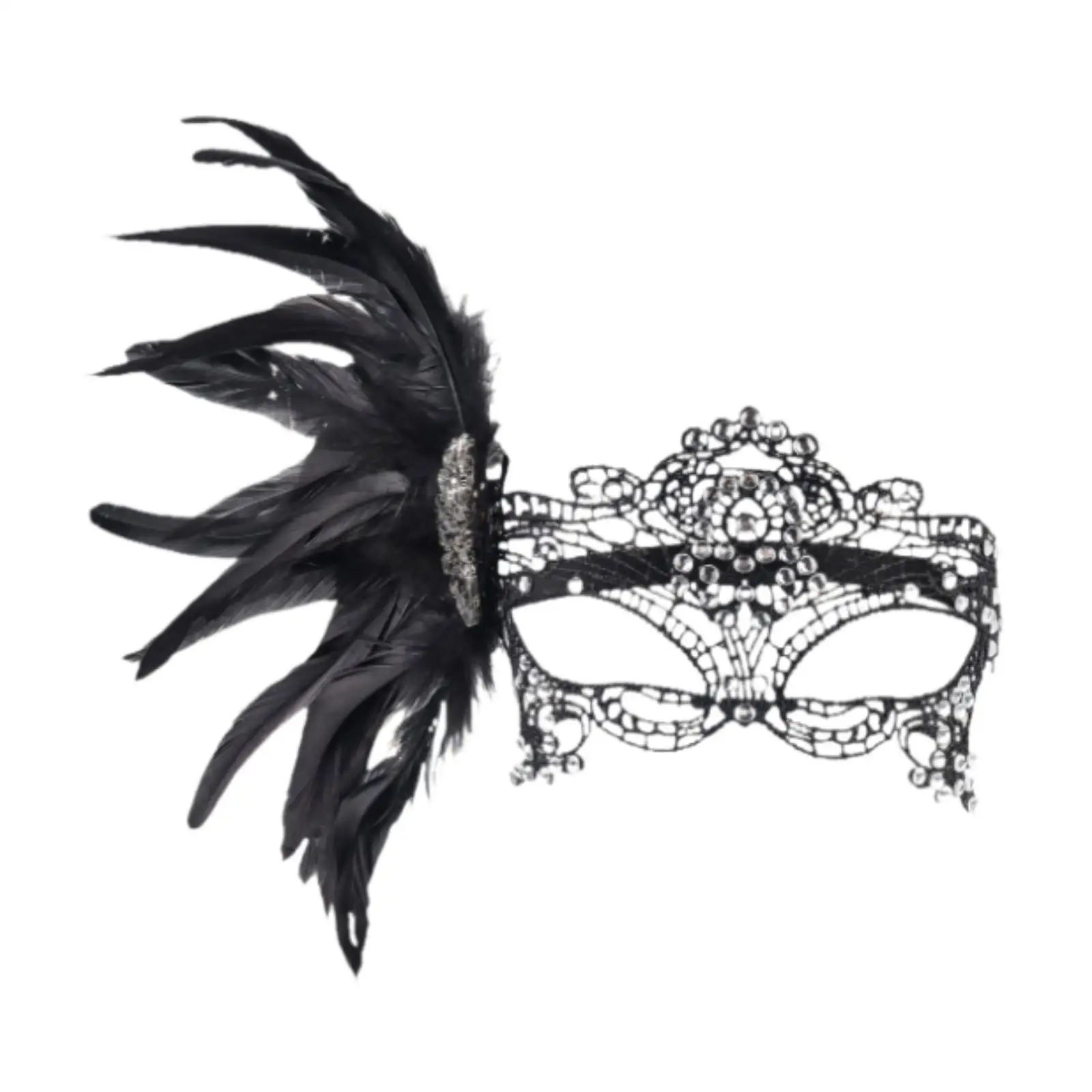

Полумаска для лица, маскарадная маска, удобная маска с перьями для косплея, маска Марди Гра для ночного клуба, нарядная вечеринка по случаю дня рождения