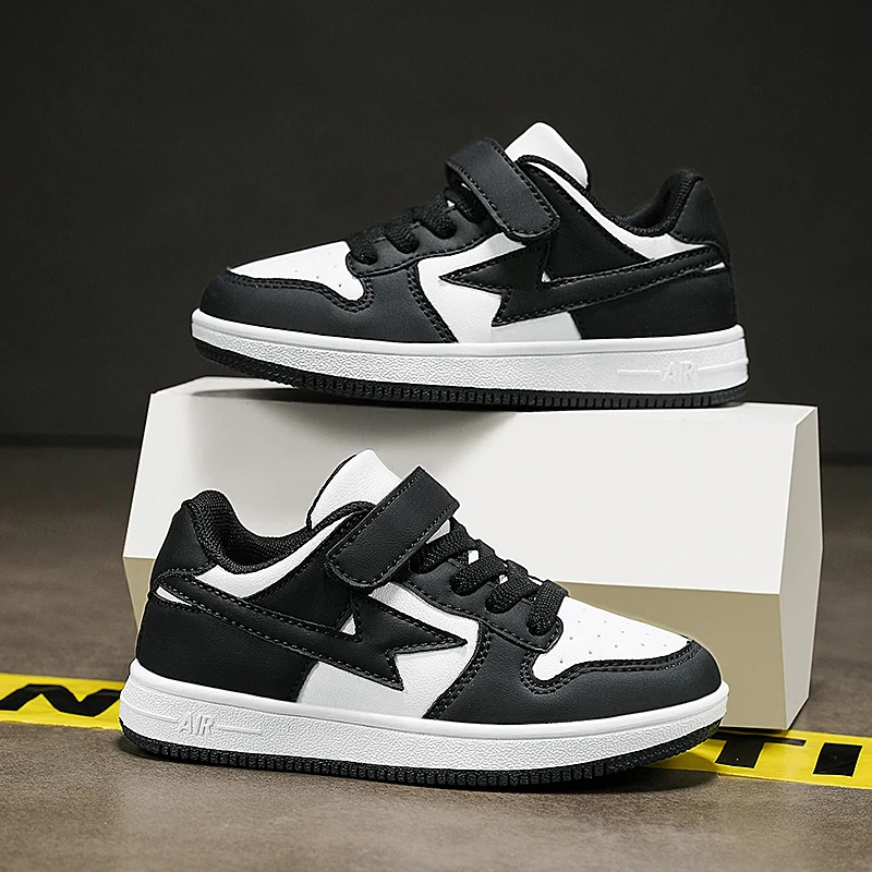 2024 new classmate children\'s sneakers boys and girls all-season casual leather low-top student sneakers