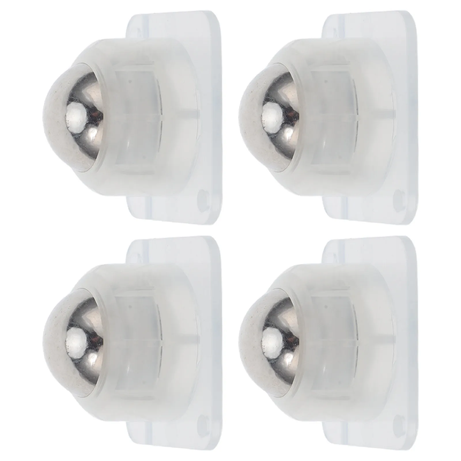 4Pcs Mini Self Adhesive Furniture Casters Universal Swivel Wheels Stick Caster Wheels Easy Install Heavy Load Bearing Floor Safe