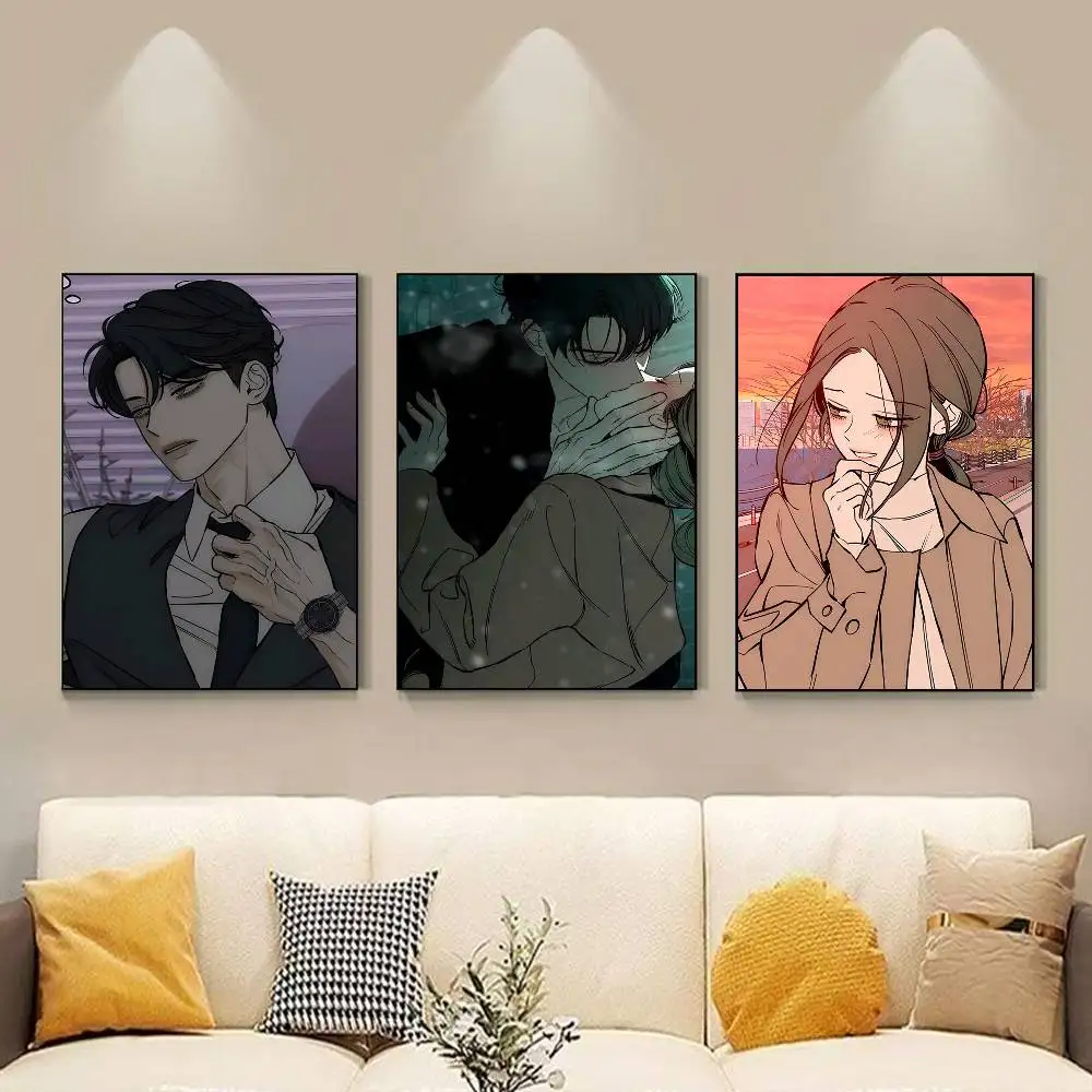 T-Tears On A Withered Flower Poster Versatile HD Waterproof Wall Art Self-Adhesive Decor for Any Space Ideal Gift