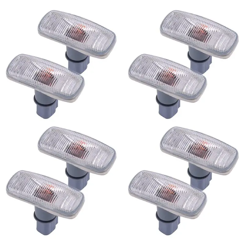 4 Pair Side Marker Light Fender Light Repeater Lamp Indicator For Dodge Grand Caravan Jeep Compass 4806224AD