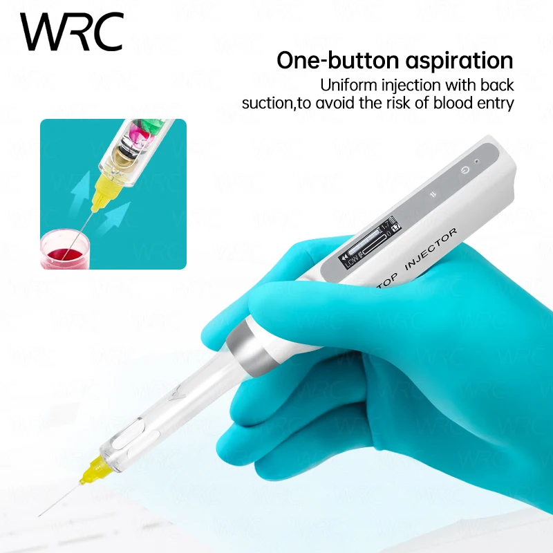 

Dental New TOP Injector Oral Local Anesthesia Painless Portable with Operable LCD Display Chargeable Dentist Injection Device