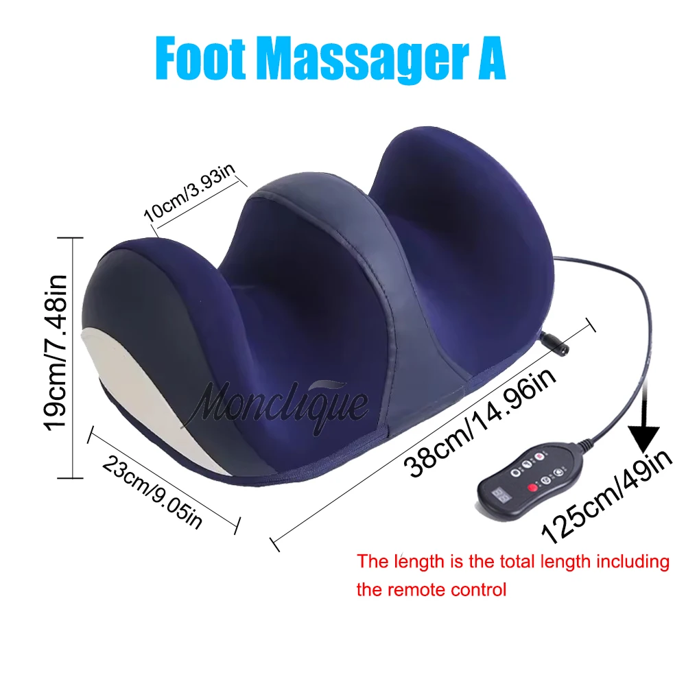 

Customizable Electric Foot Massager Hot Compress Shiatsu Kneading Leg Roller Kneading Calf Deep Relieve Fatigue Relaxa