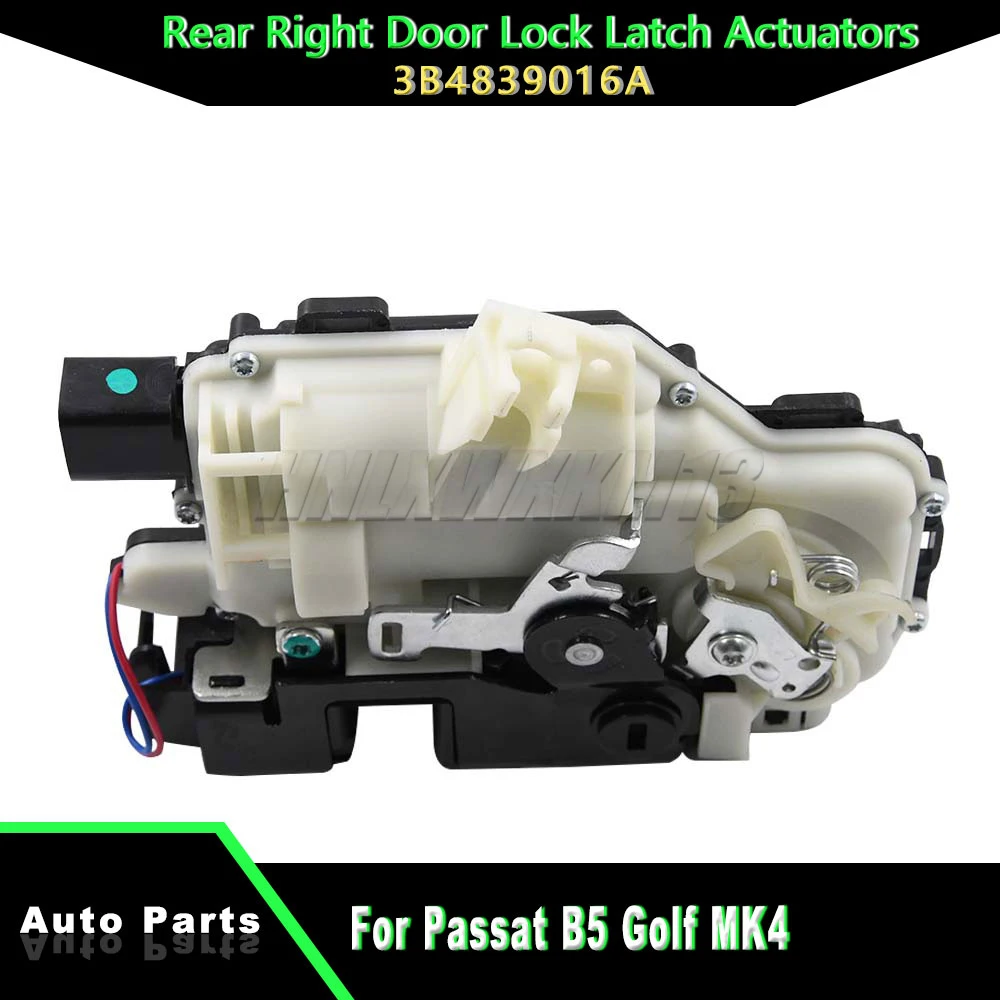 

3B4839016A Car Door 6 pins Lock Latch Actuators Rear Right For Passat B5 Golf MK4 Car Accessories
