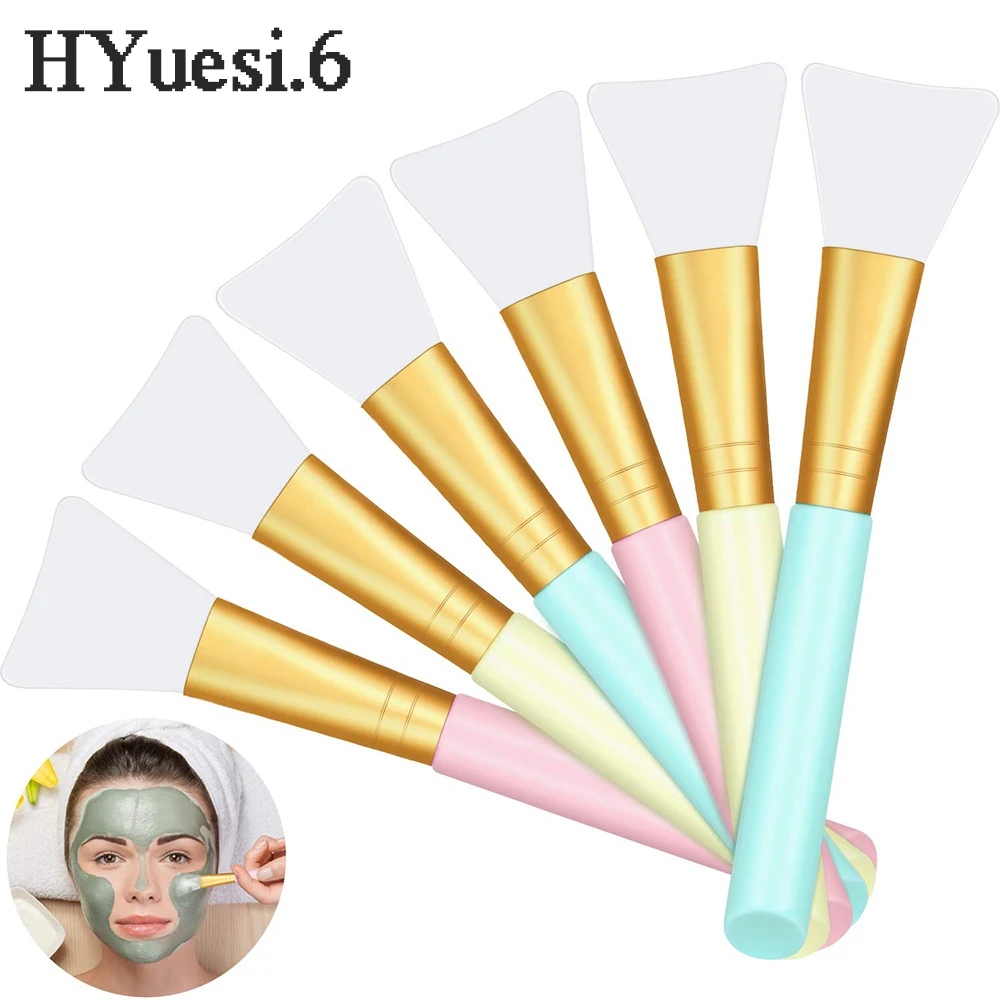 1pc Silicone Gel Face Mask Brushes Professional Flexible Makeup Brushes Stirring Brush Women DIY Beauty Smear Supplies Tools