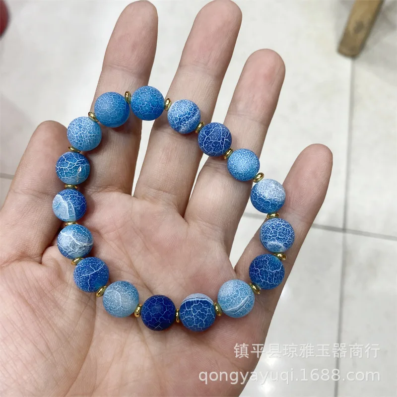 سوار Gall Golden Sima Xueling كامل الدم ملون بدائرة واحدة نمط العقيق التجوية #6