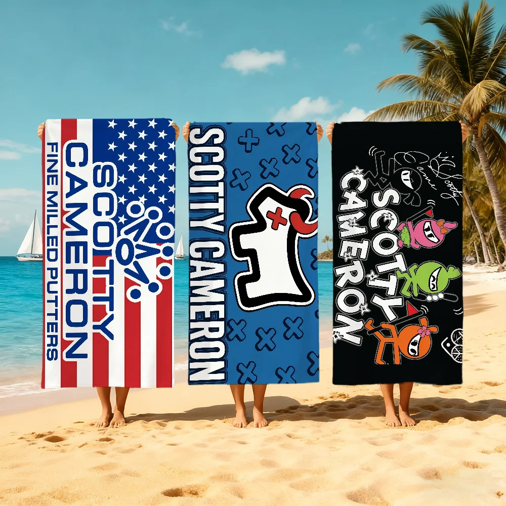 Fashion S-Scotty Logo C-Cameron Towel Large Quick-Drying Microfiber Soft Beach Towel for Travel Fitness Sauna Bathing Camping