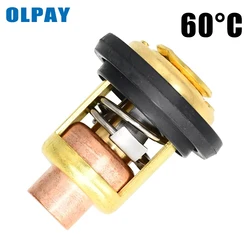 3R3-01030-0 3R3010300 3R3010300M 3NV-01030-0 3NV010300 3NV010300M Thermostat 60℃ 140℉ For Tohatsu Outboard Motor MFS8-MFS30