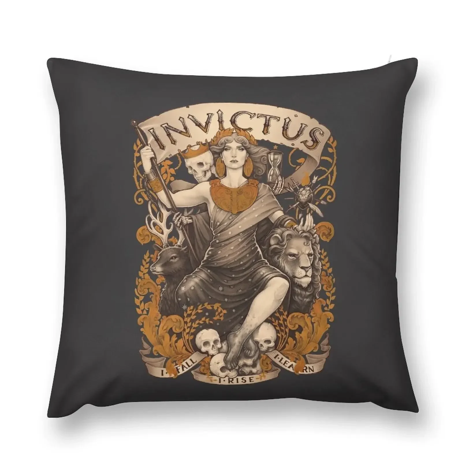 

INVICTUS Throw Pillow Pillowcases Christmas Cushion For Home ornamental pillows pillow