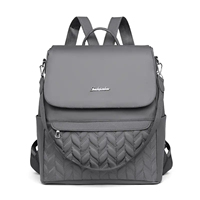 Stylish Women's Handbag and Backpacker: Large Capacity Anti-theft Waterproof Oxford Cloth Travel Backpack for Women