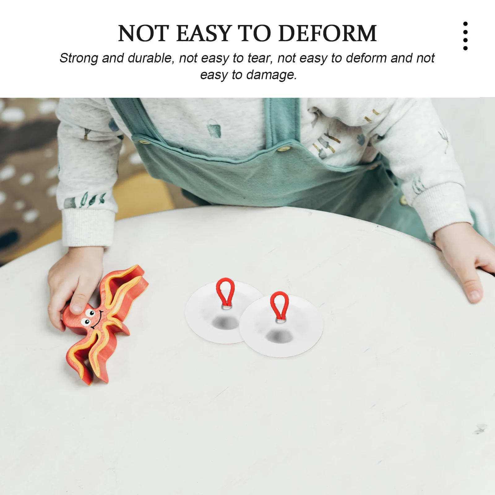 

5Pairs Finger Cymbal Small Cymbals for Stainless Steel Musical Percussion Instrument Durable Training Instrument