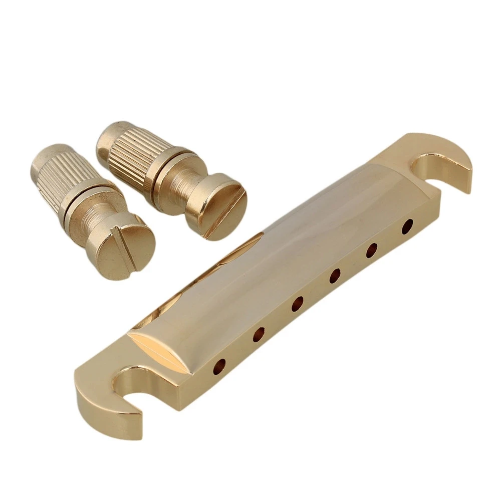 Glod tuneomatic bridge tailpiece for electric guitar