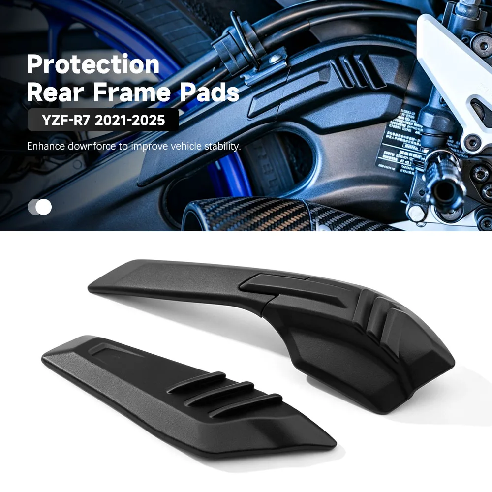 New For Yamaha R7 YZF R7 YZF-R7 2021-2025 Motorcycle Rear Frame Pads Side Pretective Guards Crash Proof Cover Side Spoiler