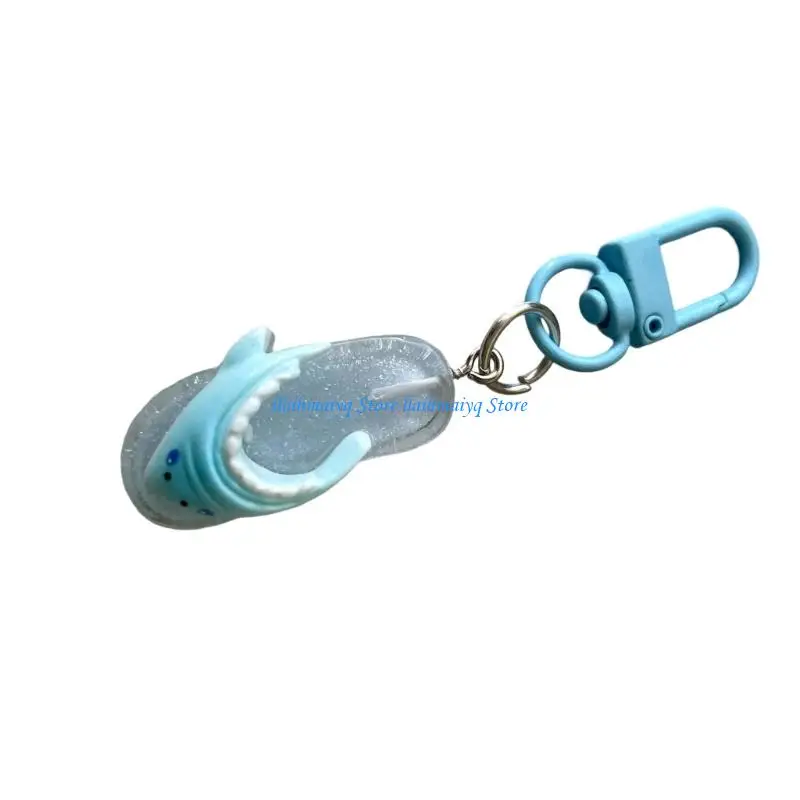 573B Lovely Sea Animal Shoe Charm Keyring Creative Bag Decoration Resin Design For Bags Gadgets Youth Fashion