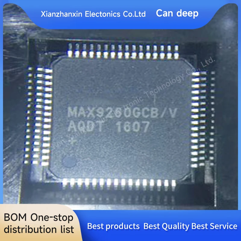 1PCS/LOT MAX9260GCB/V+T MAX9260GCB/V MAX9260 QFP64 Telecom interface chip in stock