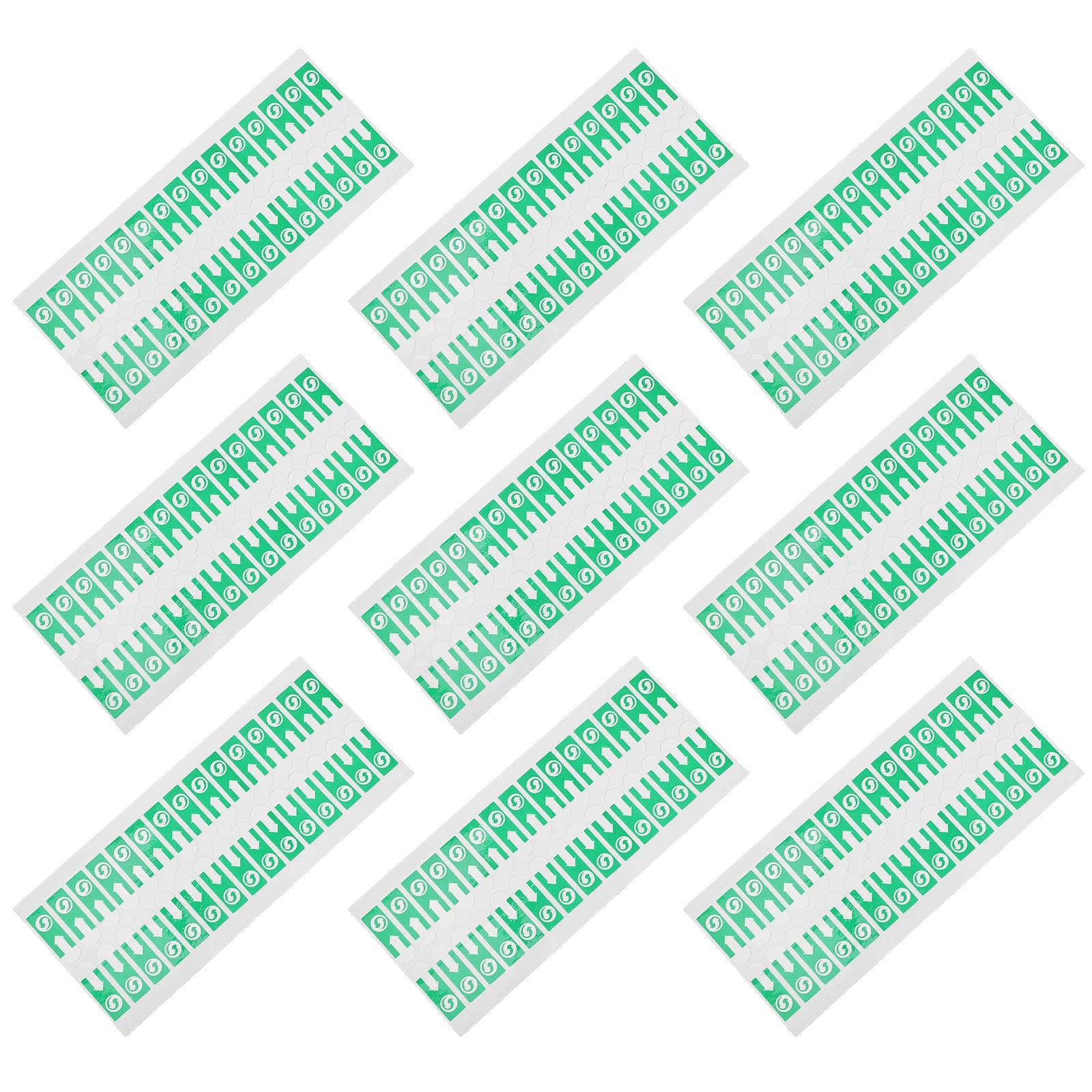 

1000 Pcs Label Sealer Stickers Adhesive Labels Trash Bag Dumb Film Arrow Sealing