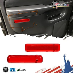 Car Rear Door Trim Reflector Left/Right Side for Chevrolet Avalanche Silverado Suburban/GMC Sierra YUKON 2003-2006