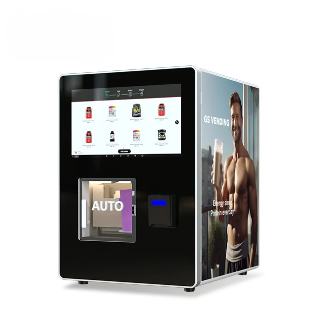 220V/110V Automatic Coffee Milkshake Vending Machine, Support The Addition of Customized Multiple Payment Functions