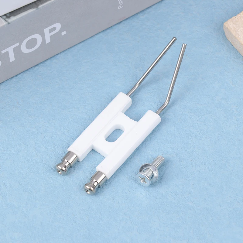 【xxx】Universal H-Type Ignition Electrodes For Oil Burner Ceramic Electrode Ceramic Ignition Double Pin Siamese Ignition Pin[ZN]