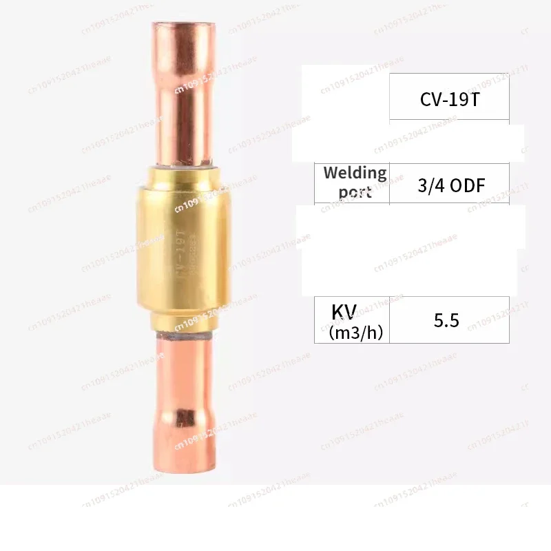 Suitable for 1/4 1/2 3/4 Check valves Anti-reflux valve Air conditioner cold storage unit  Heat pumps Refrigerating plant  weld