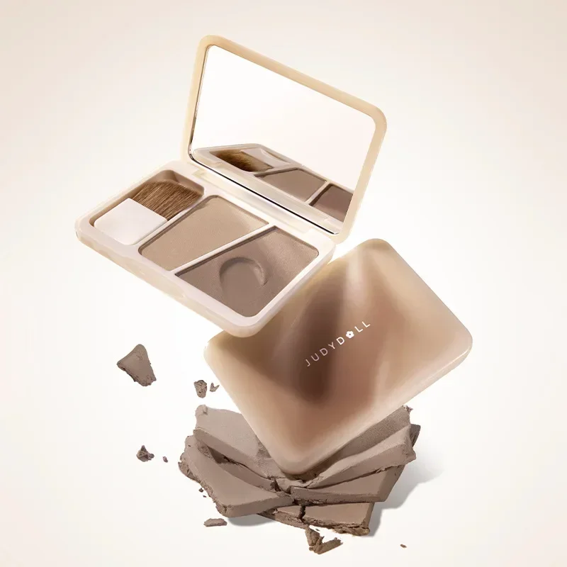 Judydoll 2-color contouring palette contouring cream matte three-dimensional silhouette nose shadow hairline