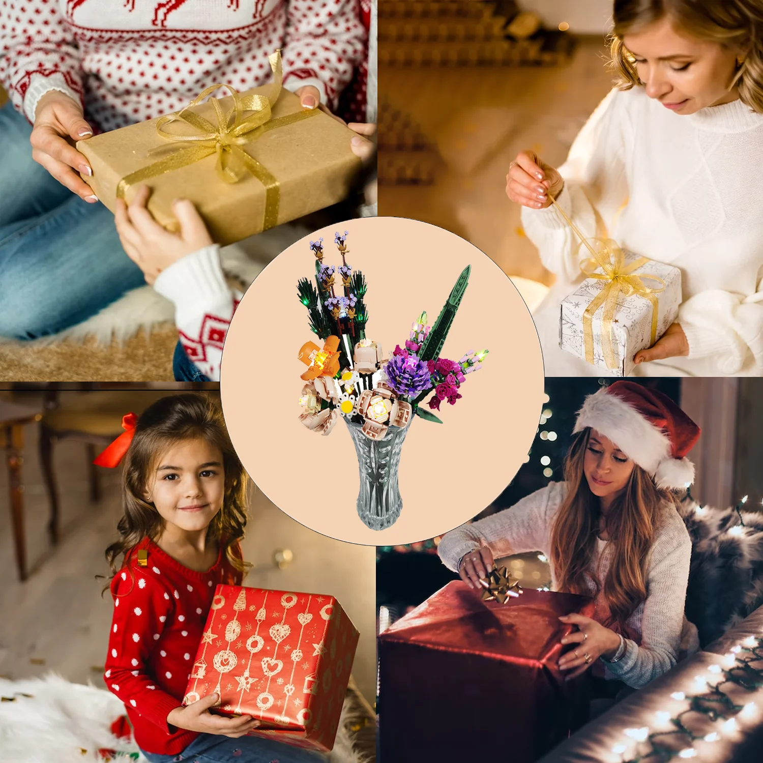 LYBMTWF Kit d'éclairage LED compatible avec le bouquet de fleurs romantique Lego 10280 (modèle non inclus des briques)