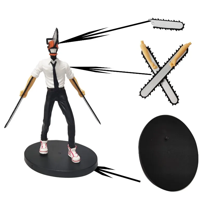 

New Chainsaw Man Seated Power Blood Devil Noodle Stopper Prize Figure Trendy PVC Collectible Toy Desk Decor Gift for Fans