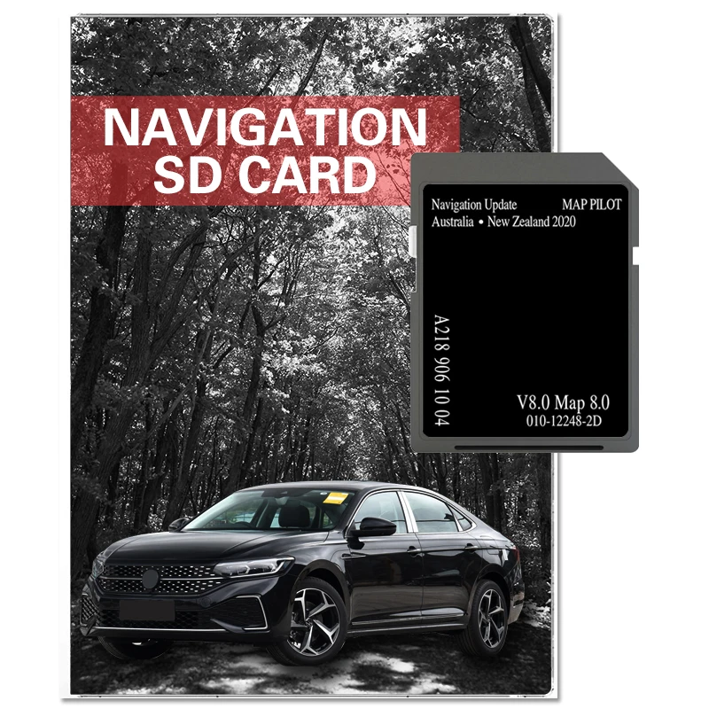 Sat Nav Maps Australia New Zealand 8GB A2189061004 V8 SD Card 2020 for Mercedes A/B/C/CLA/CLS/E/GLA/GLC/GLE Garmin Navigation