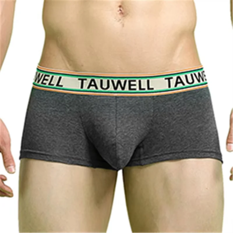 Cotton Bulge Boxy Underwear for Men Sexy U Convex Pouch Boxer Briefs Youth Breathable Sweat Absorption Comfort Sports Underpants