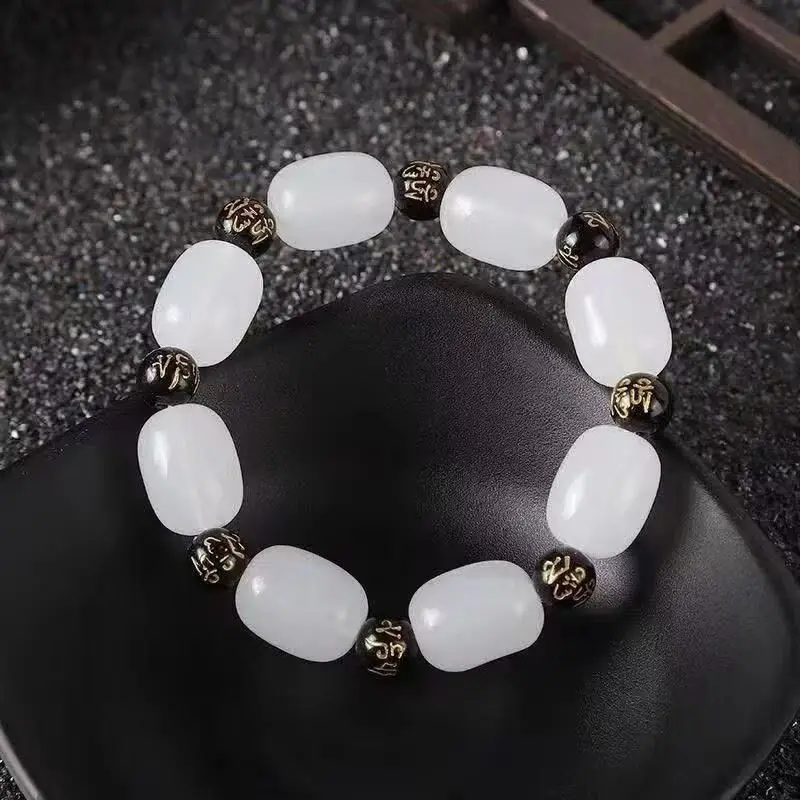 Hotan اليشم سوار Liuzi الكلمات الحقيقية سوار