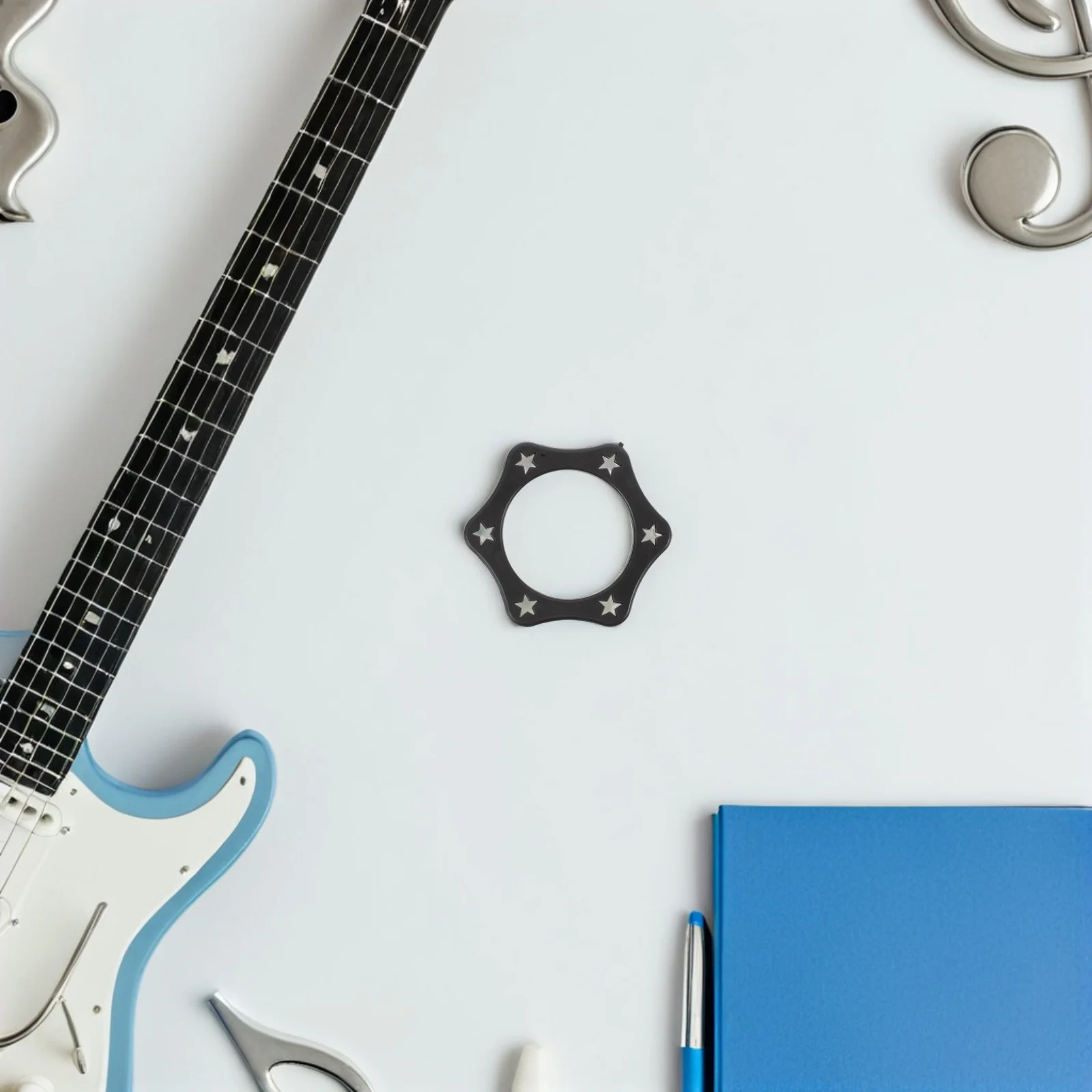 

30pcs Microphone Protection Ring Hexagonal Rubber Anti-Roll Shock Absorption Grip For Handheld Mic Stage Use