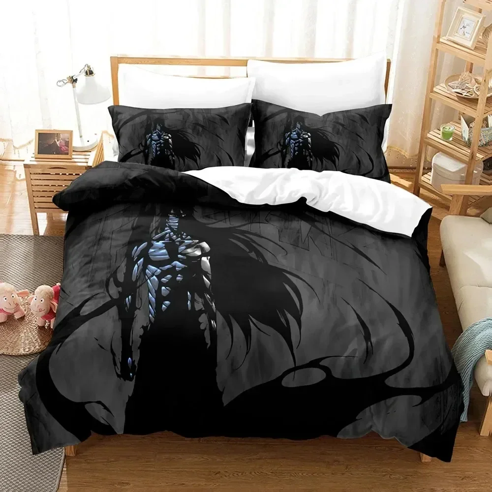 3D Print Anime Bleach Kurosaki Ichigo Comfortable Duvet Quilt Cover Pillowcase Bedding Set Bedroom Decoration Home Textile