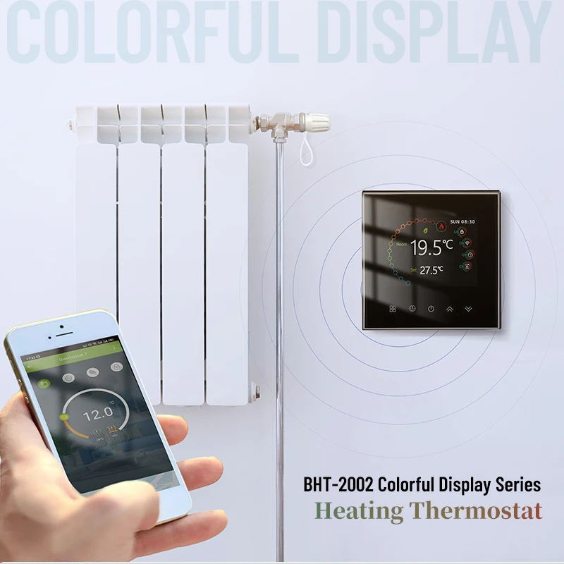 BHT2002 Heating Thermostat HVAC Smart Termostato Wireless Programmable Wireless Nest Termostato Wifi for Underfloor Heating