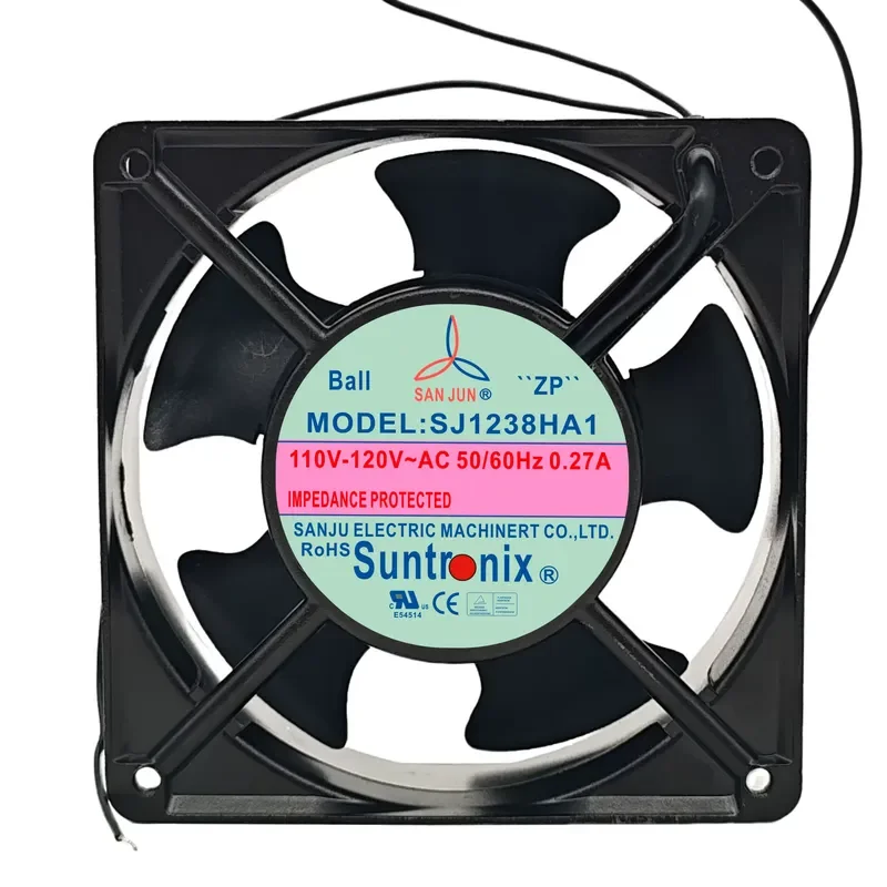 Original Taiwan Sanju SJ1238HA2 Axial Cooling Fan for 12038AC220VHA1 110V 380V HA3