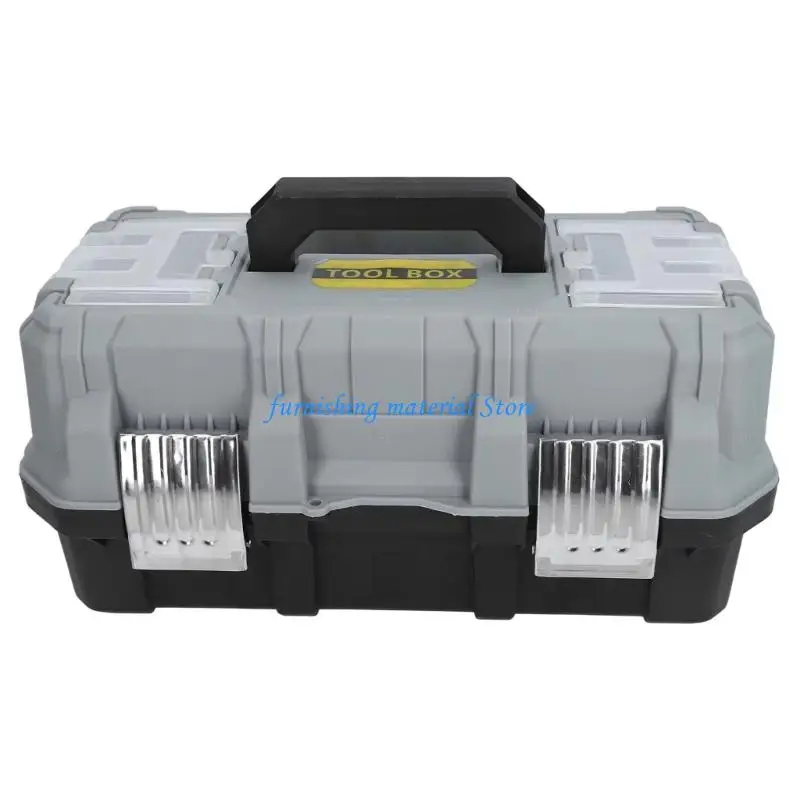 Y5GD Travel Tool Box Hard Shell Case for DIY Enthusiasts and Professional Technicians