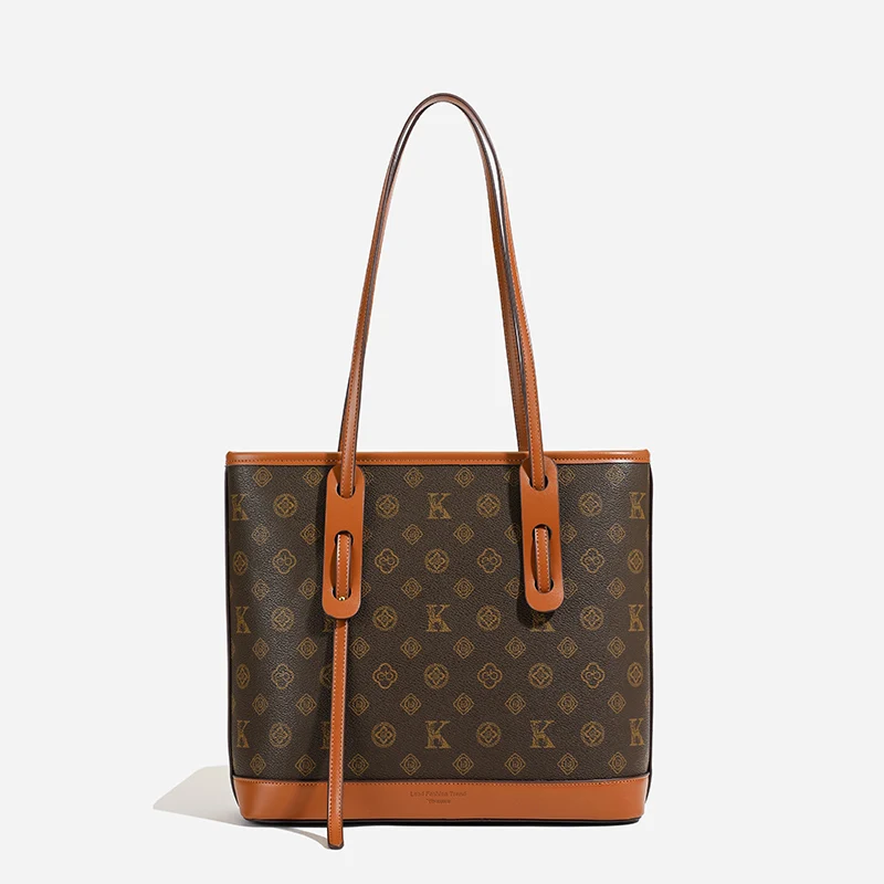 

Fashionable Elegant Designer Diaper Bag For Women Vintage Minimalist Leather Large Capacity Luxury Shoulder Bag