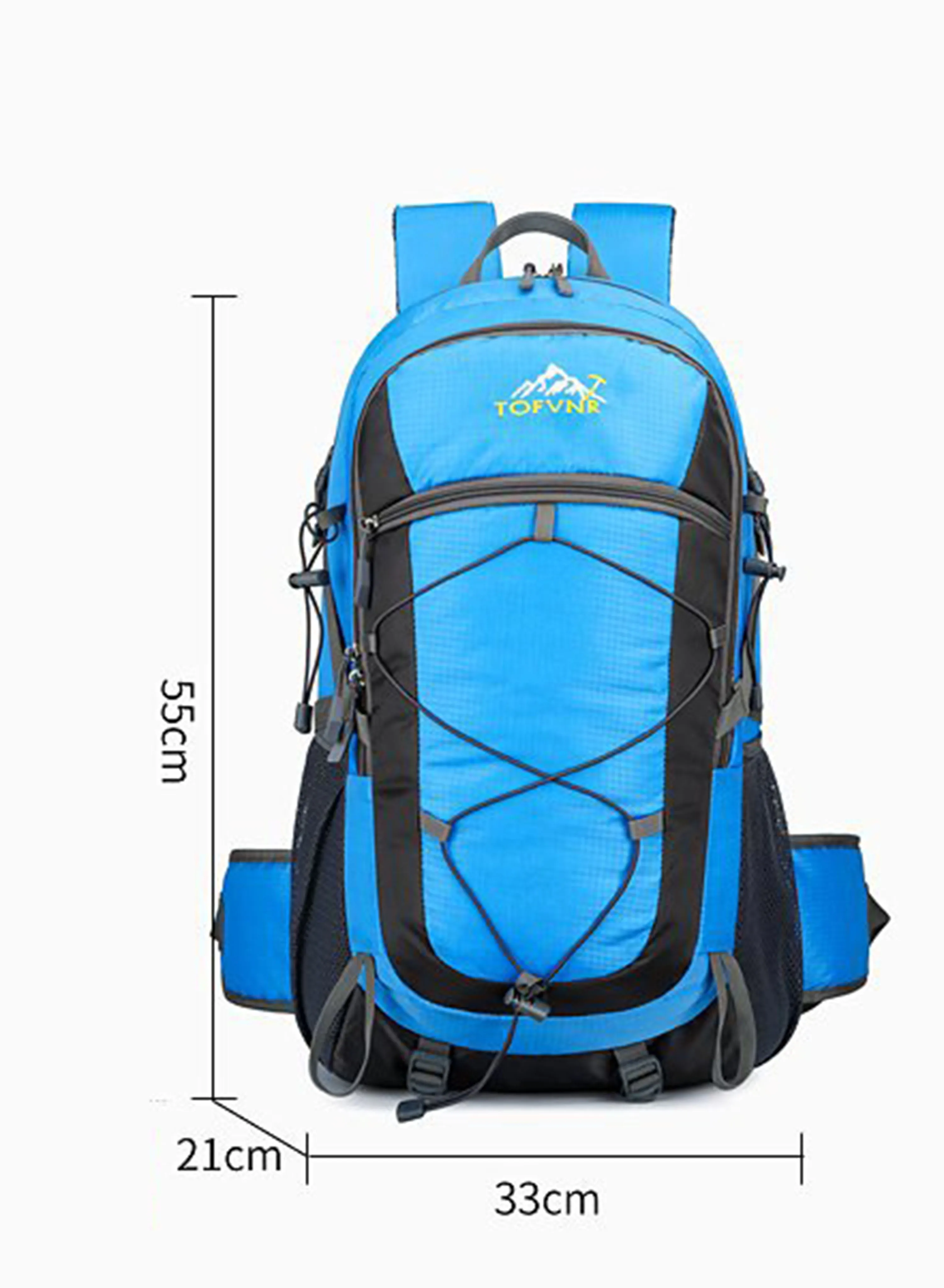 MOUNTAINTOP 40L Ransel Mendaki, Ransel Perjalanan Ringan untuk Pria Wanita Backpacking Luar Ruangan, Berkemah