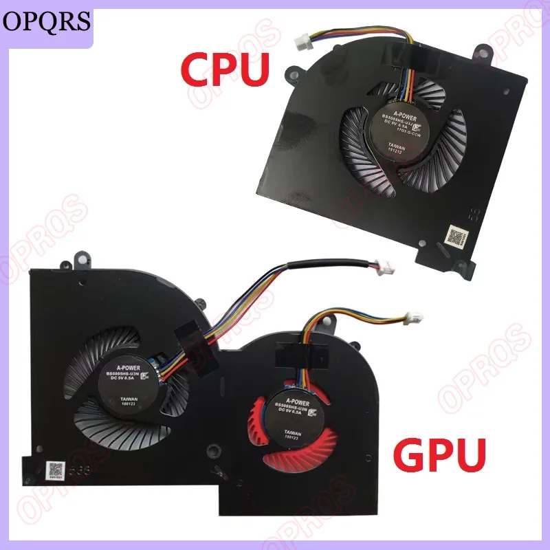 NEW Cooling Fan FOR MSI GS65 MS-16Q2 16Q2-CPU-CW 16Q2-GPU-CW  CPU GPU Fan