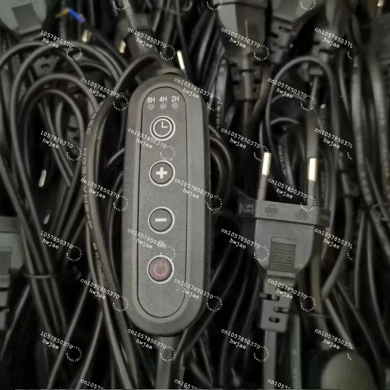 Black-and-white 1.8m timer switch, gear shifting, dimming and temperature regulating power cord, incense lamp, wax melting lamp.