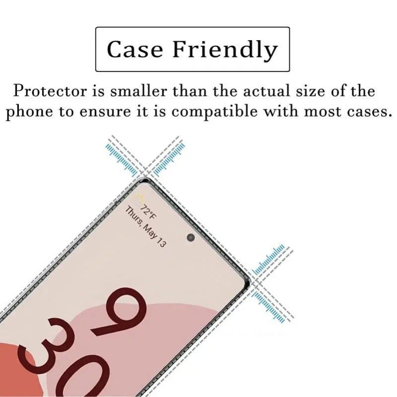 3Pcs for Google Pixel 6A 6 Tempered Glass Screen Protector Protective Film for Google Pixel 6 Pixel6 Glass Shield
