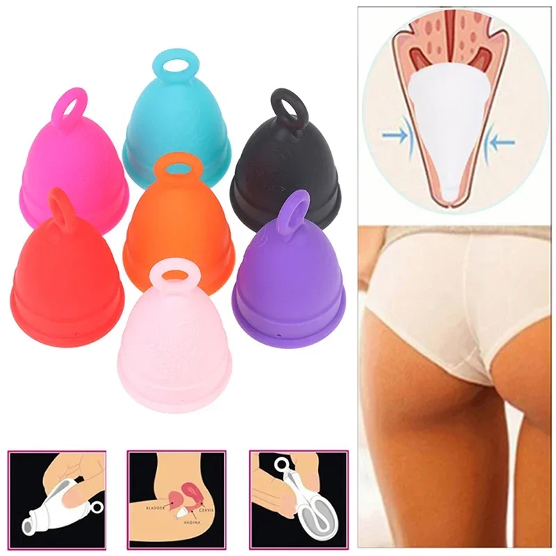 

Long Handled Menstrual Cup Soft Women Period Product Vagina Hygiene Kubeczek Menstruacyjny Gobelet Reutilisable Beauty-health