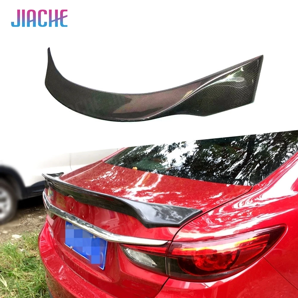 

Carbon Fiber Rear Spoiler Trunk Spoiler For Mazda 6 Atenza 2015 2016 2017 2018 FRP Boot Trim Cover Car Styling